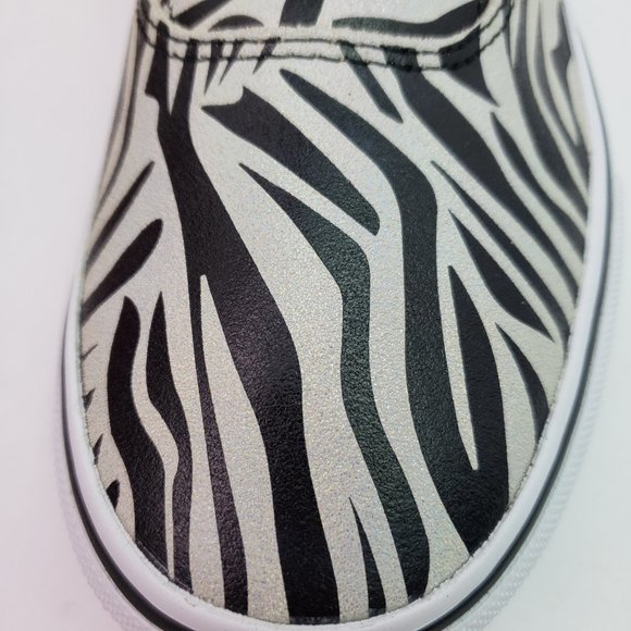 Vans Doheny Decon Womens Metallic Zebra Skate Shoe - Picture 10 of 14